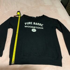 Black Pure Barre Woodstock Sweatshirt